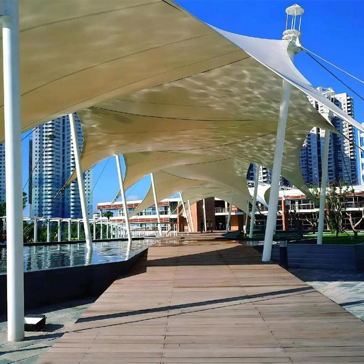 宝山膜结构景观棚