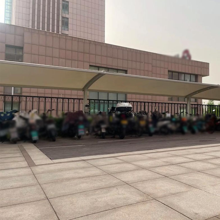 宝山膜结构电动车棚