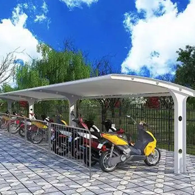 宝山膜结构电动车棚