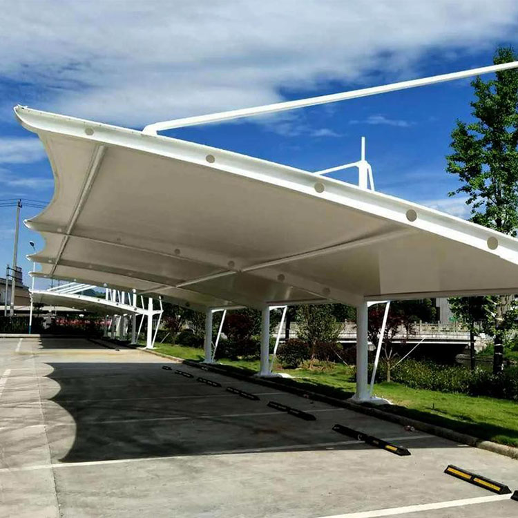 宝山膜结构汽车棚