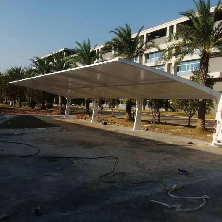 宝山膜结构汽车棚